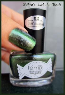 RETO COLORES 3 (Verde): Esmalte Témix 02 de BPS RETO COLORES 3 (Verde): Esmalte Témix 02 de BPS