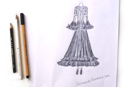 Guía de diseño para un traje de flamenca / Flamenco design guide