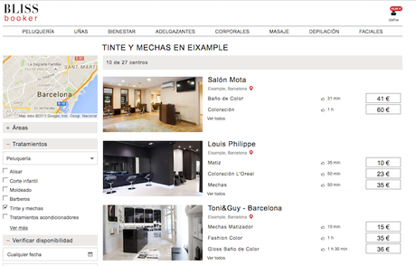 Salón Louis Philippe. Belleza a un clic de distancia con Blissbooker bliss booker españa
