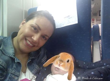 travel alone with a baby on the train