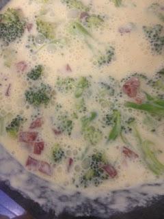 QUICHE DE BROCOLI Y JAMÓN QUICHE DE BROCOLI Y JAMÓN