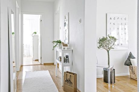 Inspiración Deco: Un piso de 72 metros cuadrados totalmente blanco Inspiración Deco: Un piso de 72 metros cuadrados totalmente blanco