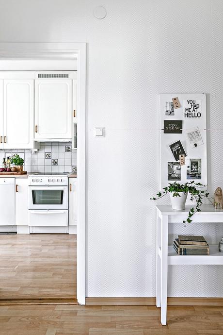 Inspiración Deco: Un piso de 72 metros cuadrados totalmente blanco Inspiración Deco: Un piso de 72 metros cuadrados totalmente blanco