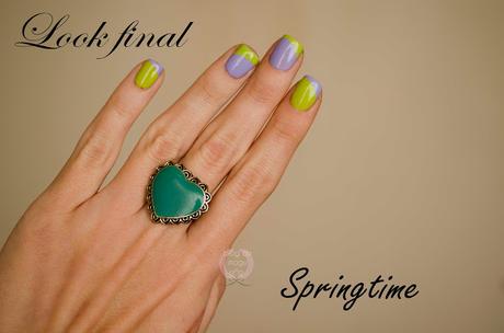♔ Manimonday - Primavera bicolor  / Nail Art ❀