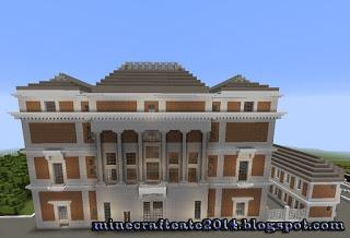 Réplica Minecraft del Museo Nacional del Prado, Madrid, España.