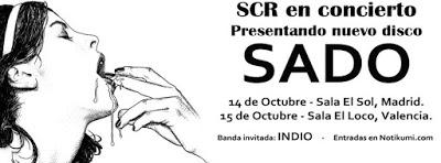 SCR presentarán su inminente nuevo disco en Madrid y Valencia