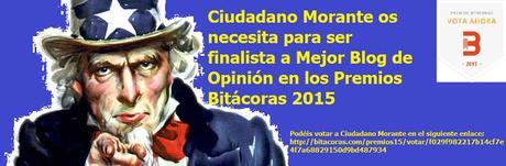 Ciudadano Morante se presenta a los Premios Bitácoras  2015