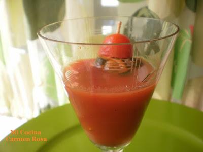 BLOODY MARY CON MEJILLONES