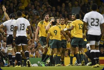 Mundial de Rugby: los Wallabies vencieron a Fiji, pero sin punto bonus.