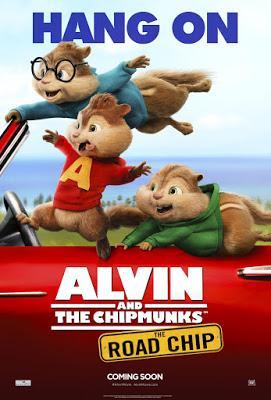 CINCO NUEVOS CARTELES PARA “ALVIN Y LAS ARDILLAS: FIESTA SOBRE RUEDAS (ALVIN AND THE CHIPMUNKS: THE ROAD CHIP)”