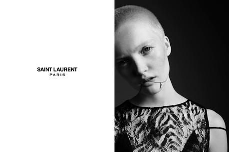 Ruth Bell crea tendencia en la nueva campaña de Saint Laurent Ruth Bell crea tendencia en la nueva campaña de Saint Laurent