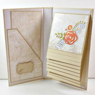 Tutorial Mini álbum en cascada Tutorial Mini álbum en cascada