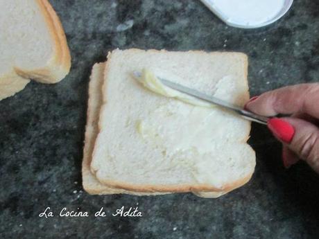 Croque Monsieur, sándwich francés Croque Monsieur, sándwich francés