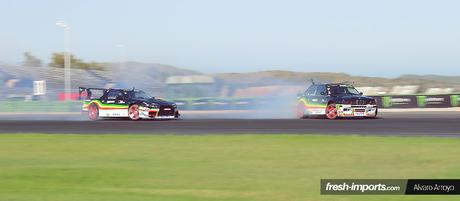 King Of Europe en Valencia. Nubes de goma Drift Brothers vs King Of Europe en Valencia