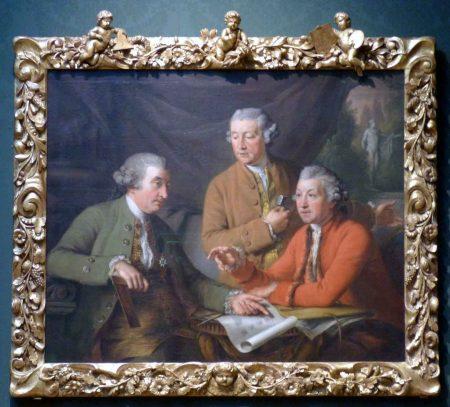 Matemáticos en la Galería Nacional de Retratos de Londres Tres acádemicos
