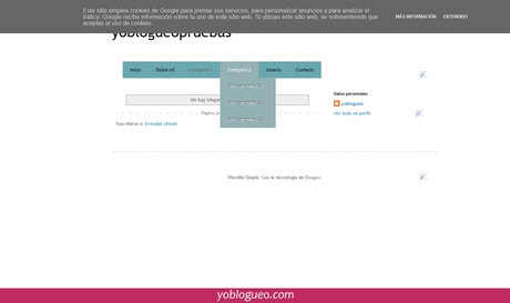 Como hacer un menu desplegable en blogger sin usar javascript Como hacer un menu desplegable en blogger sin usar javascript