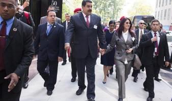 Maduro y la luna roja en New York