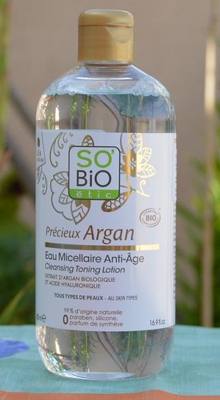 Las Aguas Micelares de SO’BIO ÉTIC: Hydra Aloe Vera y Précieux Argan Las Aguas Micelares de SO’BIO ÉTIC: Hydra Aloe Vera y Précieux Argan