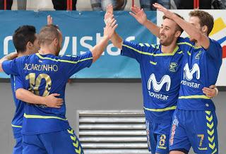 Movistar Inter suma tres valiosos puntos en Santiago tras ganar (2-4) Movistar Inter suma tres valiosos puntos en Santiago tras ganar (2-4)