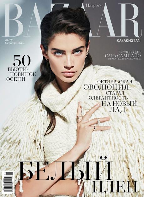 Sara Sampaio en Harper's Bazaar Kazakhstan