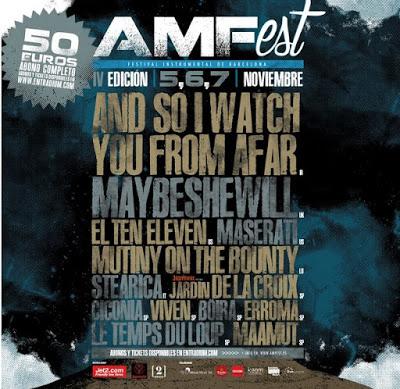 Cartel completo del AMFest 2015 de noviembre