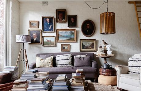 Flechazo deco: En Melbourne, una casa repleta de cuadros y de libros Flechazo deco: En Melbourne, una casa repleta de cuadros y de libros