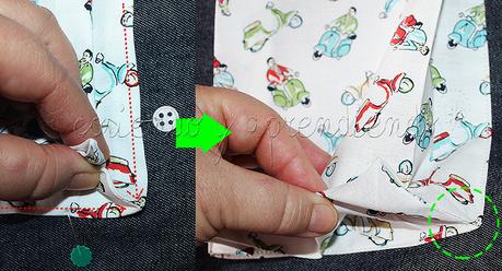 Bolsillo con fuelle Bolsillo fuelle