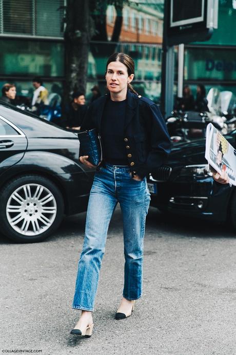 MFW-Milan_Fashion_Week-Spring_Summer_2016-Street_Style-Say_Cheese-Levis-Military_Inspired-Chanel_Shoes-