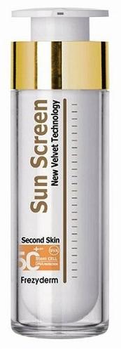 Sun Screen Velvet SPF50 de Frezyderm, un protector solar invisible