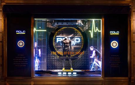 Ralph Lauren estrena una instalación High Tech en los escaparates de su flagship store de Nueva York