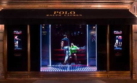 Ralph Lauren estrena una instalación High Tech en los escaparates de su flagship store de Nueva York