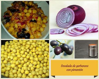 Ensalada de Garbanzos con Pimentón Ensalada de Garbanzos con Pimentón