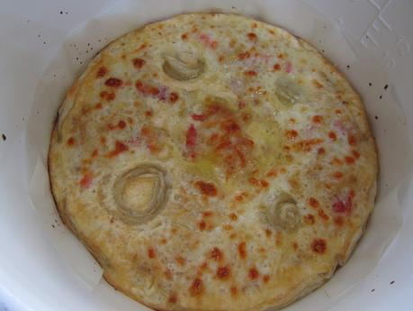 Quiche de atún y pimientos olla GM