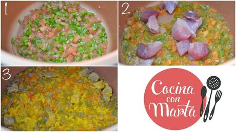 Paella de arroz  con carme en olla gm, comprar olla gm, fácil, rápida, sencilla, casera, Cocina con Marta