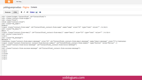 Como añadir un formulario de contacto en blogger Como añadir un formulario de contacto en blogger