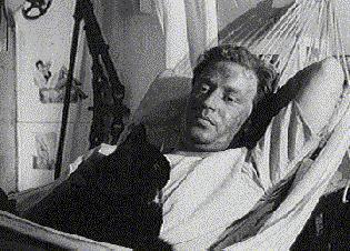 Simon, el gato del barco Amethyst Simon cómodo