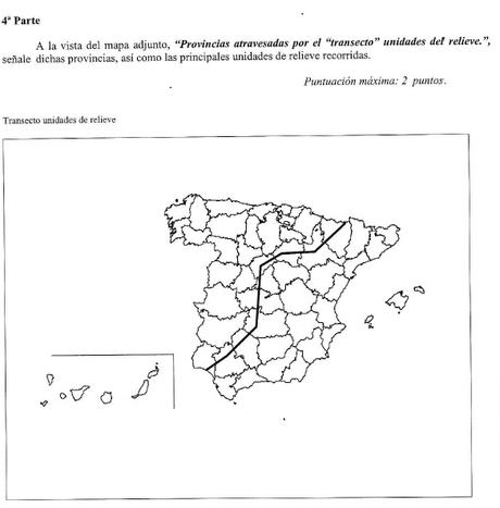 EJERCICIO PROPUESTO GEOGRAFÍA DE ESPAÑA