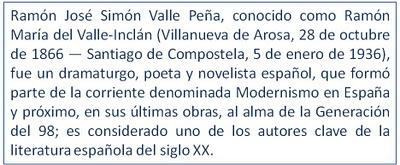 VALLE-INCLÁN EN IMÁGENES VALLE-INCLÁN EN IMÁGENES