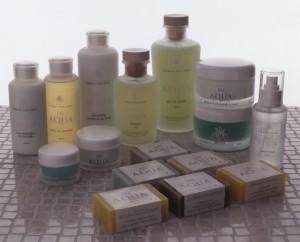 pack productos balneario termas pallares cosmética in aqua
