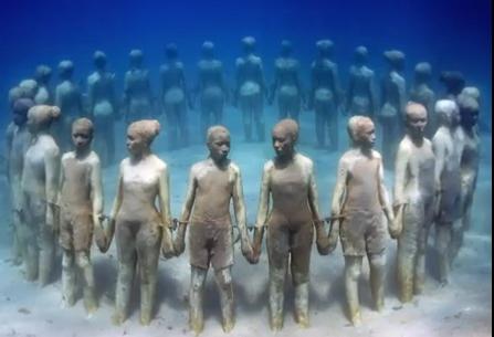 Jason de Caires Taylor -esculturas bajo el agua-