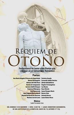 RÉQUIEM DE OTOÑO: PERFOMANCE POÉTICA RÉQUIEM DE OTOÑO: PERFOMANCE POÉTICA