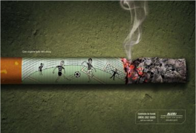 Campaña anti-tabaco en Brasil