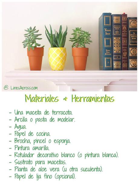 INSPIRACIÓN DIY: MACETERO-PIÑA