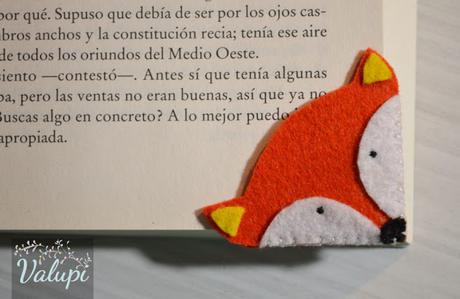 DIY - Punto de libro II - Zorro de fieltro DIY - Punto de libro II - Zorro de fieltro