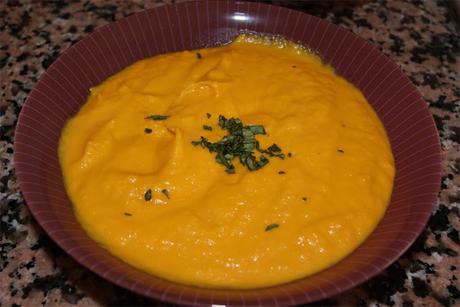 receta de crema de zanahoria con jengibre