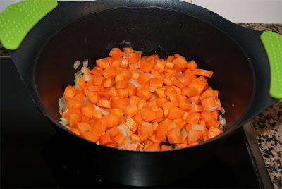 receta de crema de zanahoria con jengibre paso 1