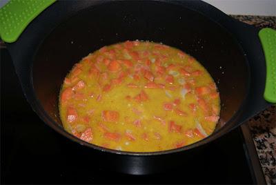 receta de crema de zanahoria con jengibre paso 2