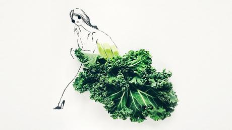 ¿Qué sucede si mezclamos moda + dibujos + comida?... : Gretchen Roehrs fruit-and-vegetables-become-fashion-dresses_the-illustrations-of-gretchen-roehrs