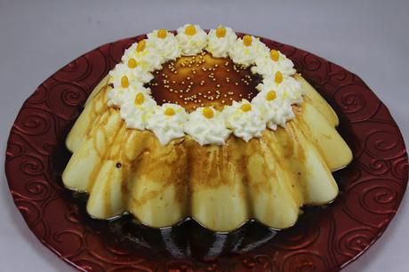 Flan de limón