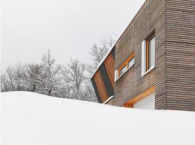 Residencia Moderna en las Montanas Nevadas de Eslovenia